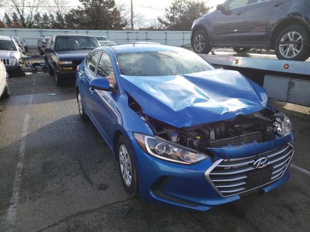 HYUNDAI ELANTRA SE 2017 with VIN 5NPD74LF0HH082640 - Photo from auction