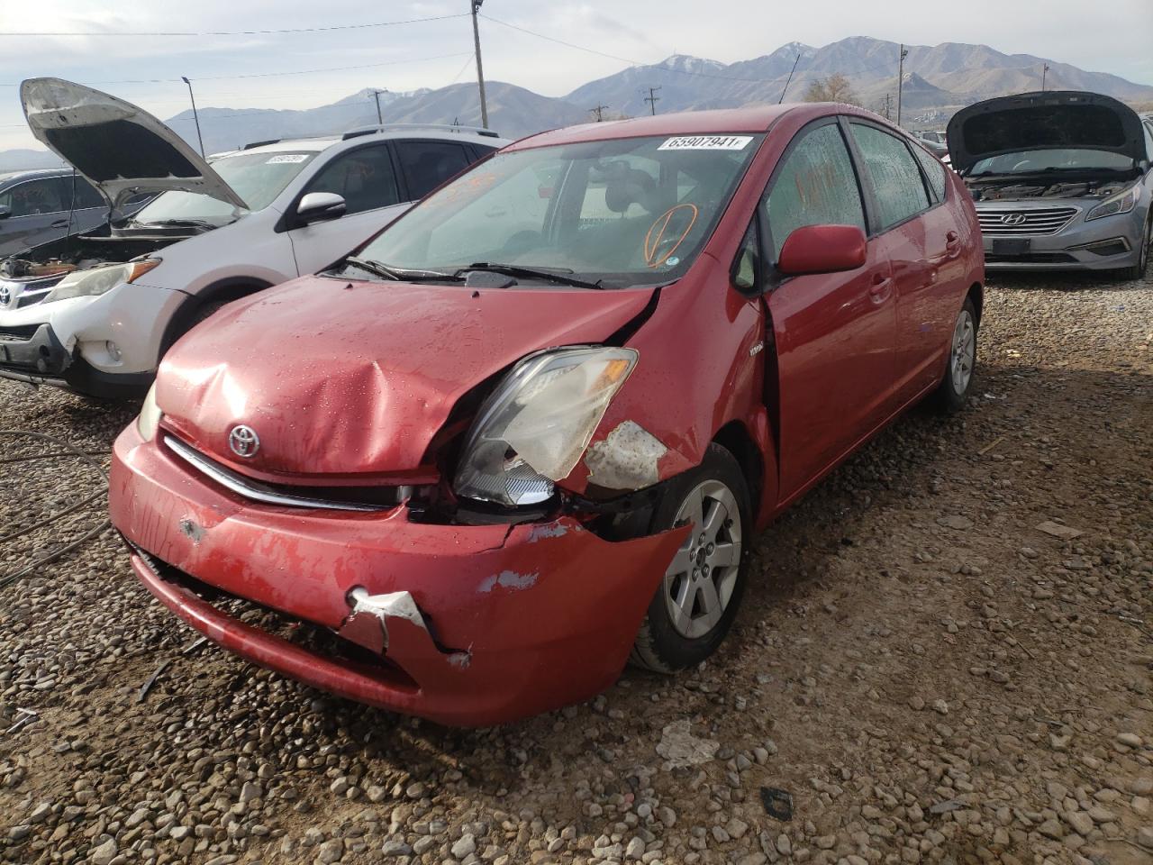 Photo 2 from auction – 2008 TOYOTA PRIUS with VIN JTDKB20U183348711