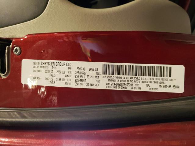 Photo 10 from auction – 2014 DODGE CARAVAN with VIN 2C4RDGBG8ER452290