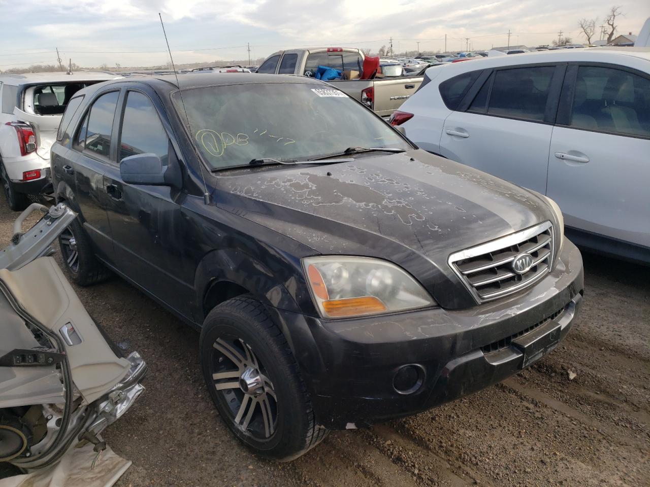 KIA SORENTO EX 2007 with VIN KNDJD736875714909 - Photo from auction