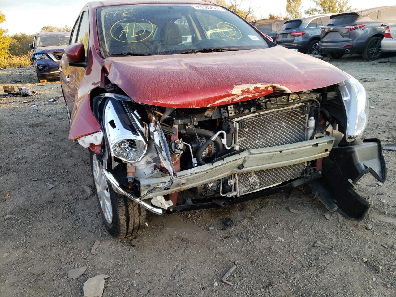 Photo 9 from auction – 2019 NISSAN VERSA S with VIN 3N1CN7AP7KL825447
