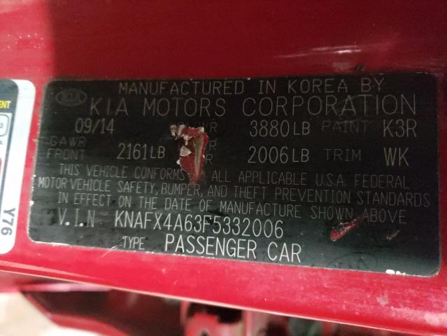 Photo 10 from auction – 2015 KIA FORTE LX with VIN KNAFX4A63F5332006