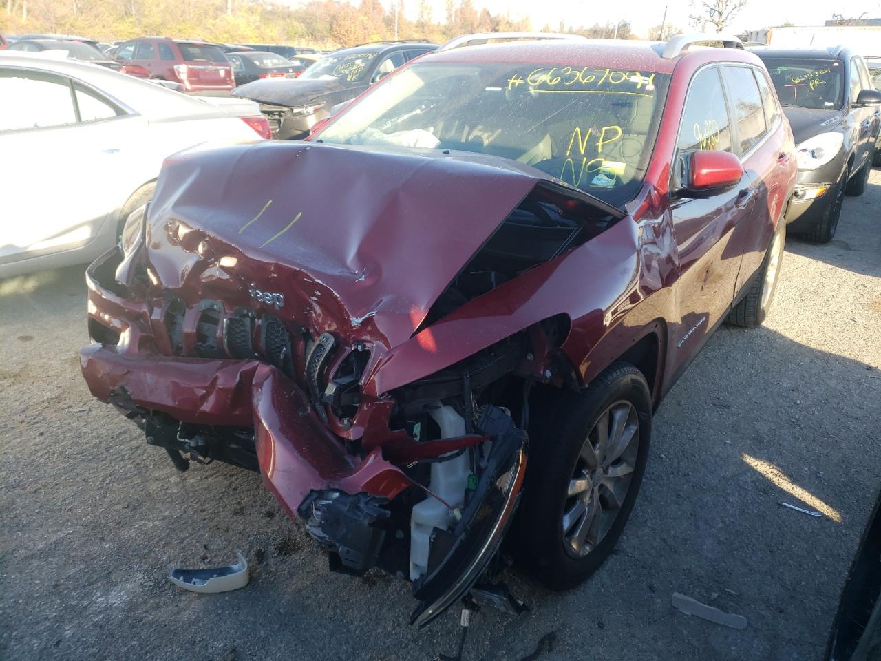 Photo 2 from auction – 2016 JEEP CHEROKEE L with VIN 1C4PJLDB2GW272744