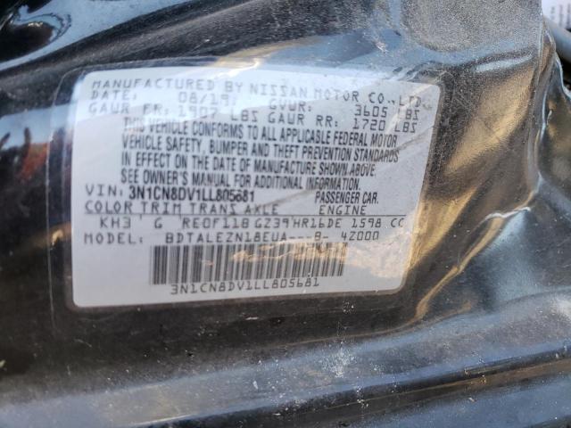Photo 10 from auction – 2020 NISSAN VERSA S with VIN 3N1CN8DV1LL805681