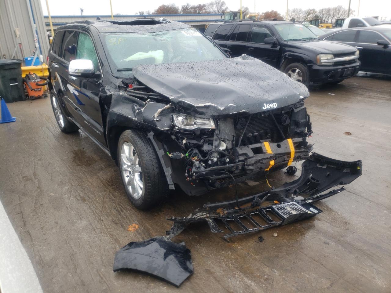 JEEP GRAND CHER 2014 with VIN 1C4RJFJTXEC448641 - Photo from auction