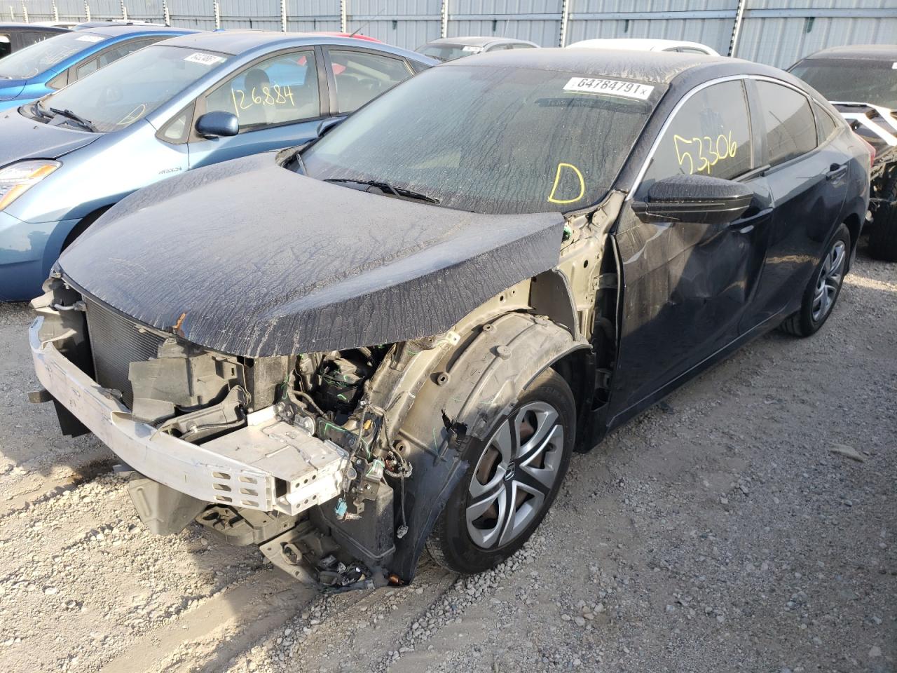 Photo 2 from auction – 2017 HONDA CIVIC LX with VIN 2HGFC2F58HH510511