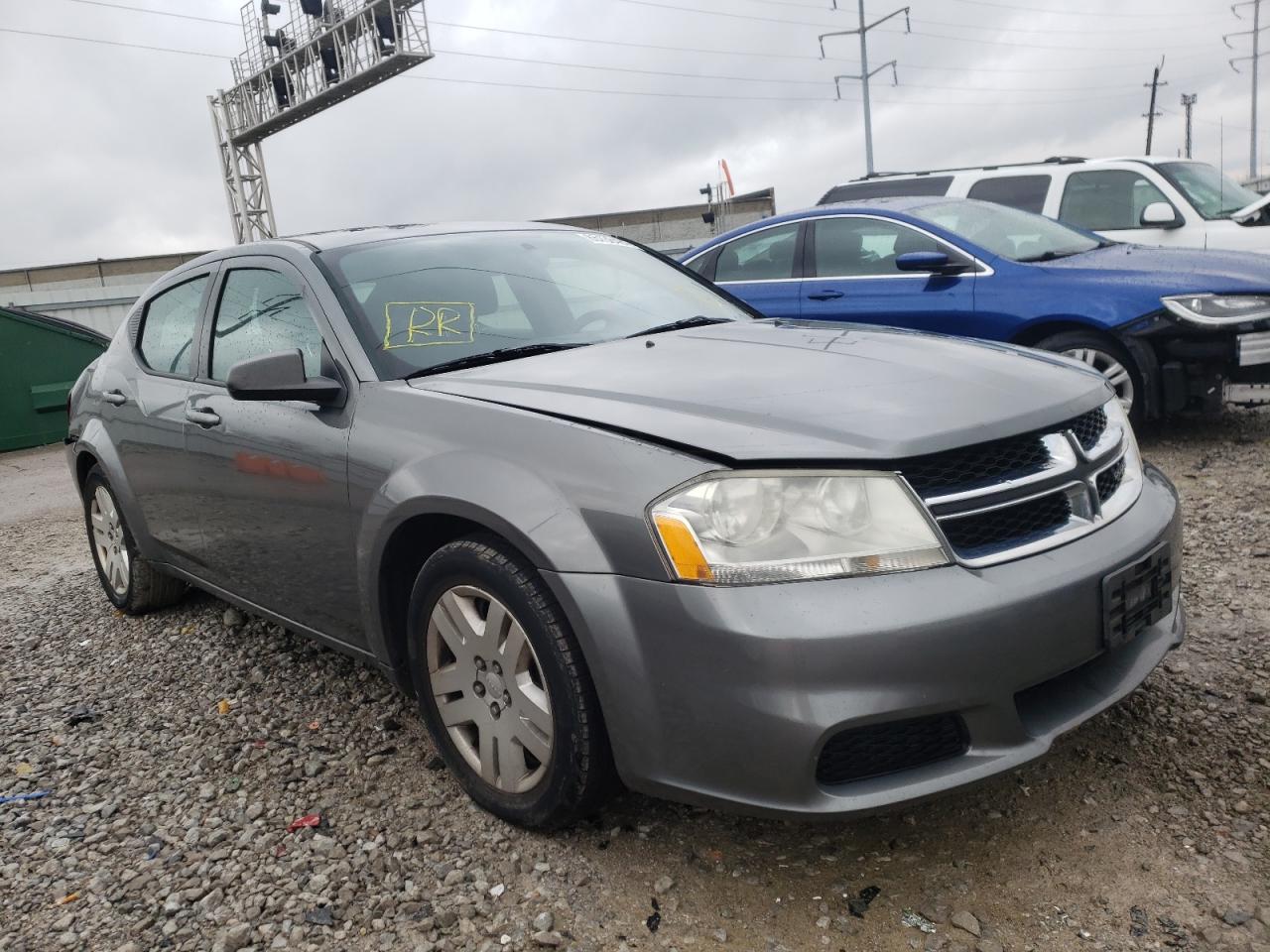 DODGE AVENGER SE 2013 with VIN 1C3CDZAB1DN529489 - Photo from auction