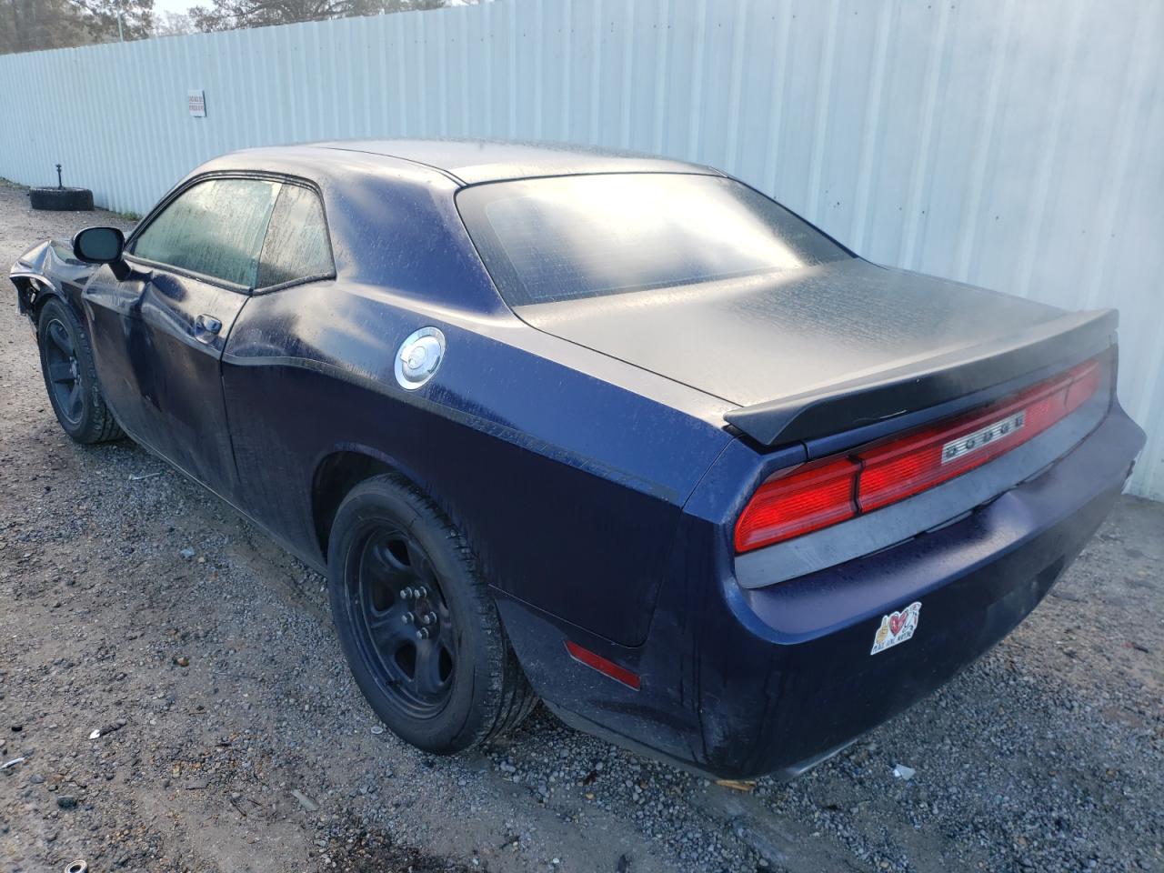 Photo 3 from auction – 2013 DODGE CHALLENGER with VIN 2C3CDYAG5DH607450