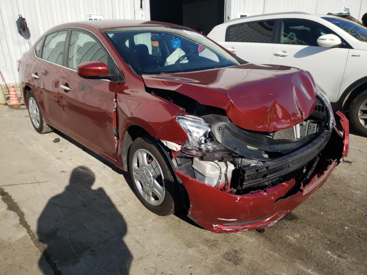 NISSAN SENTRA S 2015 with VIN 3N1AB7AP2FY288012 - Photo from auction