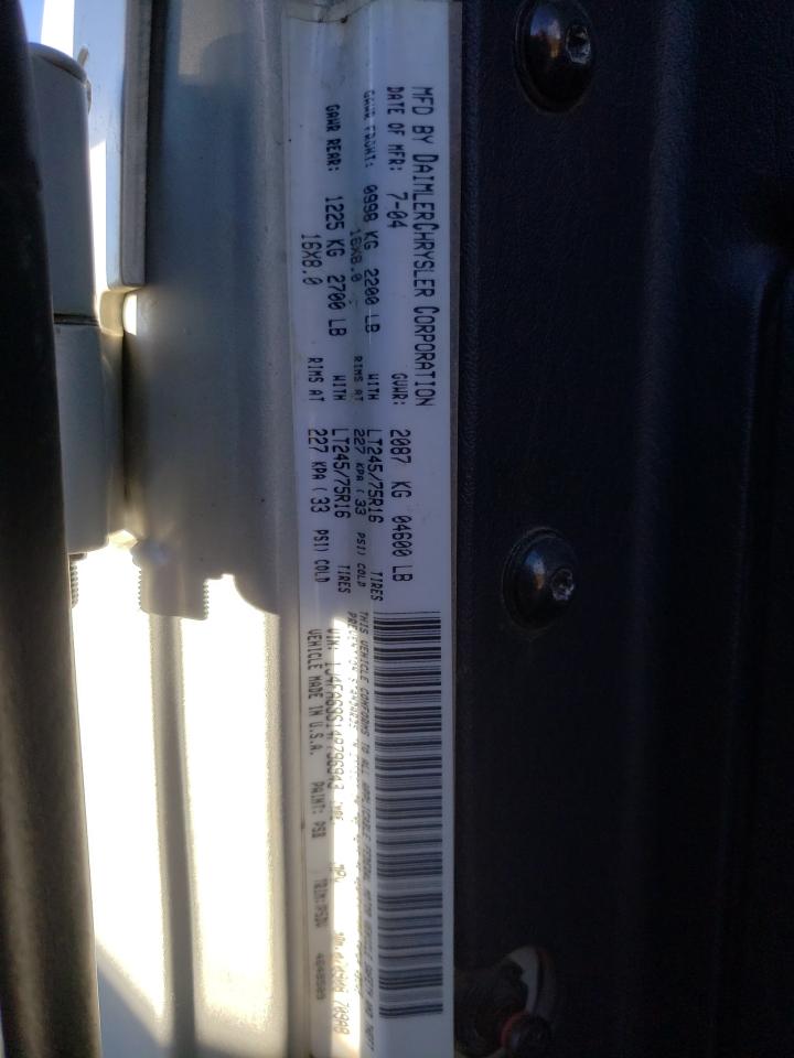 Photo 10 from auction – 2004 JEEP WRANGLER / with VIN 1J4FA69S14P796943
