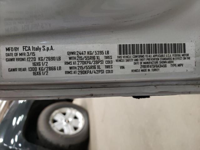 Photo 10 from auction – 2015 RAM PROMASTER with VIN ZFBERFAT5F6A31456