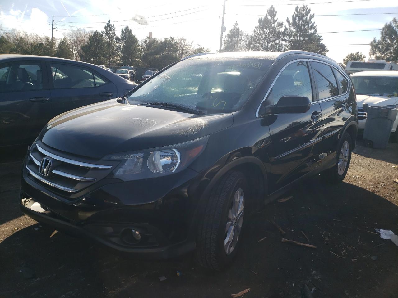 Photo 2 from auction – 2014 HONDA CR-V EXL with VIN 2HKRM4H73EH655204