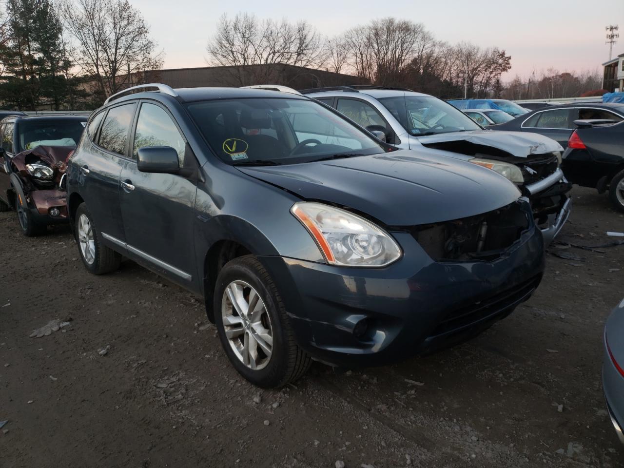 NISSAN ROGUE S 2012 with VIN JN8AS5MV1CW413617 - Photo from auction