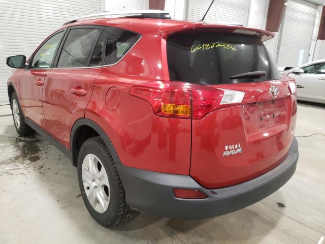 Photo 3 from auction – 2013 TOYOTA RAV4 LE with VIN 2T3BFREV8DW117035