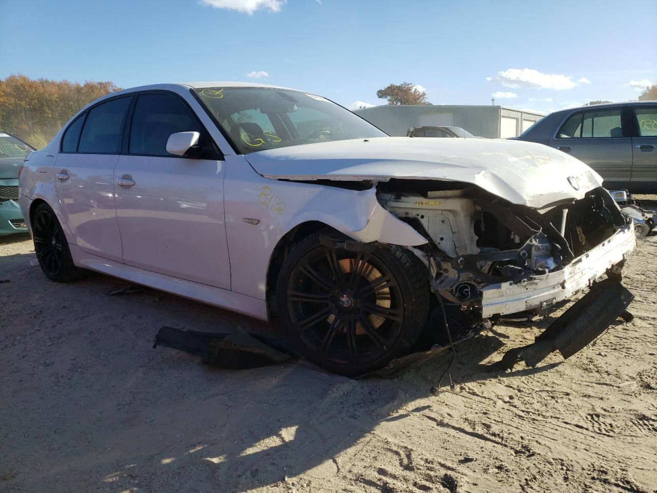 BMW 550 I 2008 with VIN WBANW53518CT54156 - Photo from auction