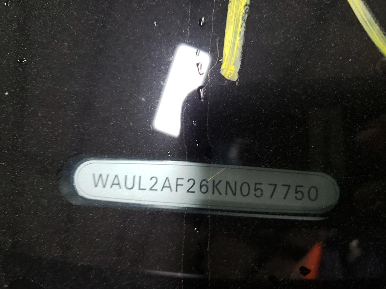 Photo 10 from auction – 2019 AUDI A6 PREMIUM with VIN WAUL2AF26KN057750