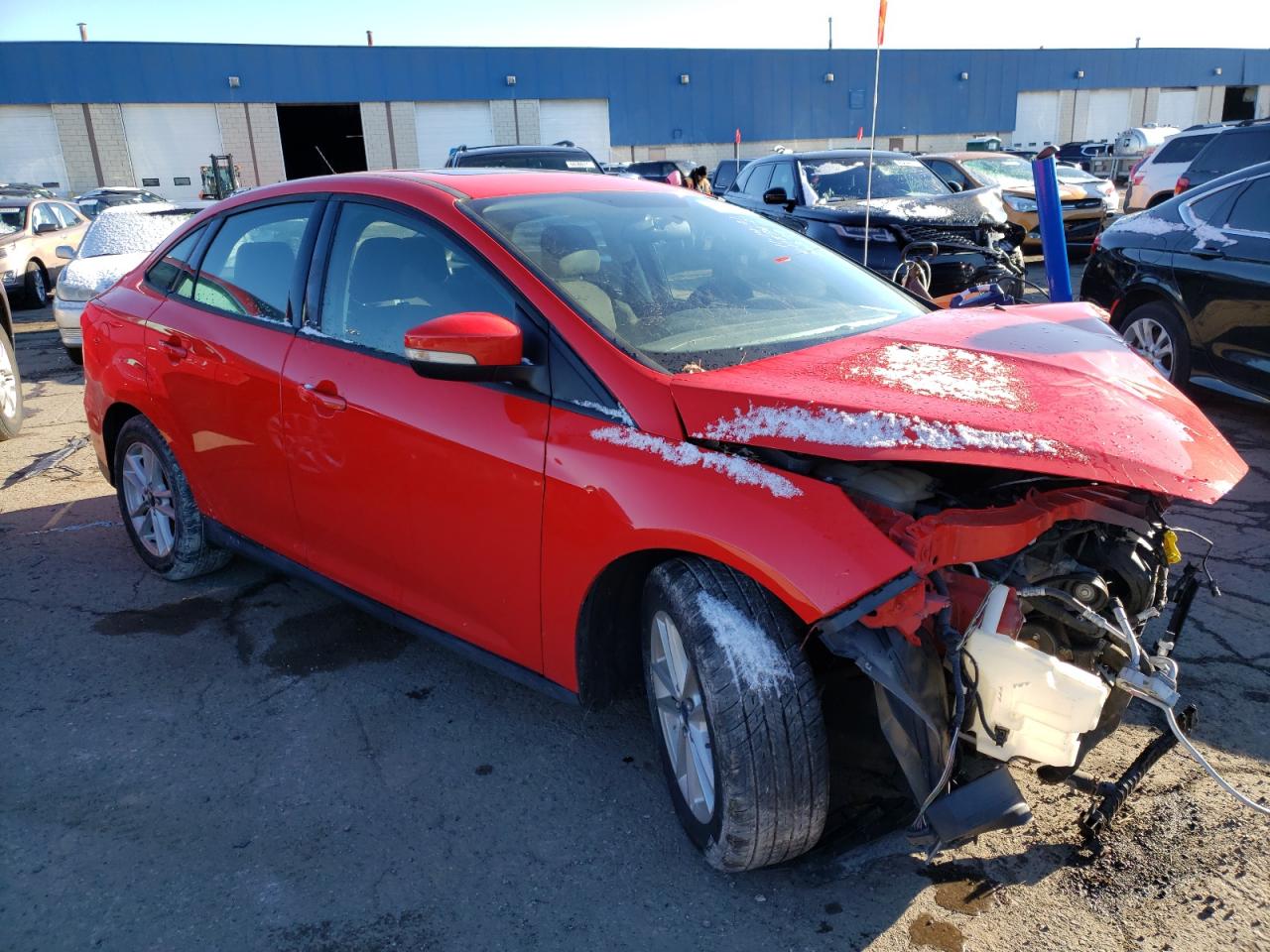 FORD FOCUS SE 2015 with VIN 1FADP3F28FL202797 - Photo from auction