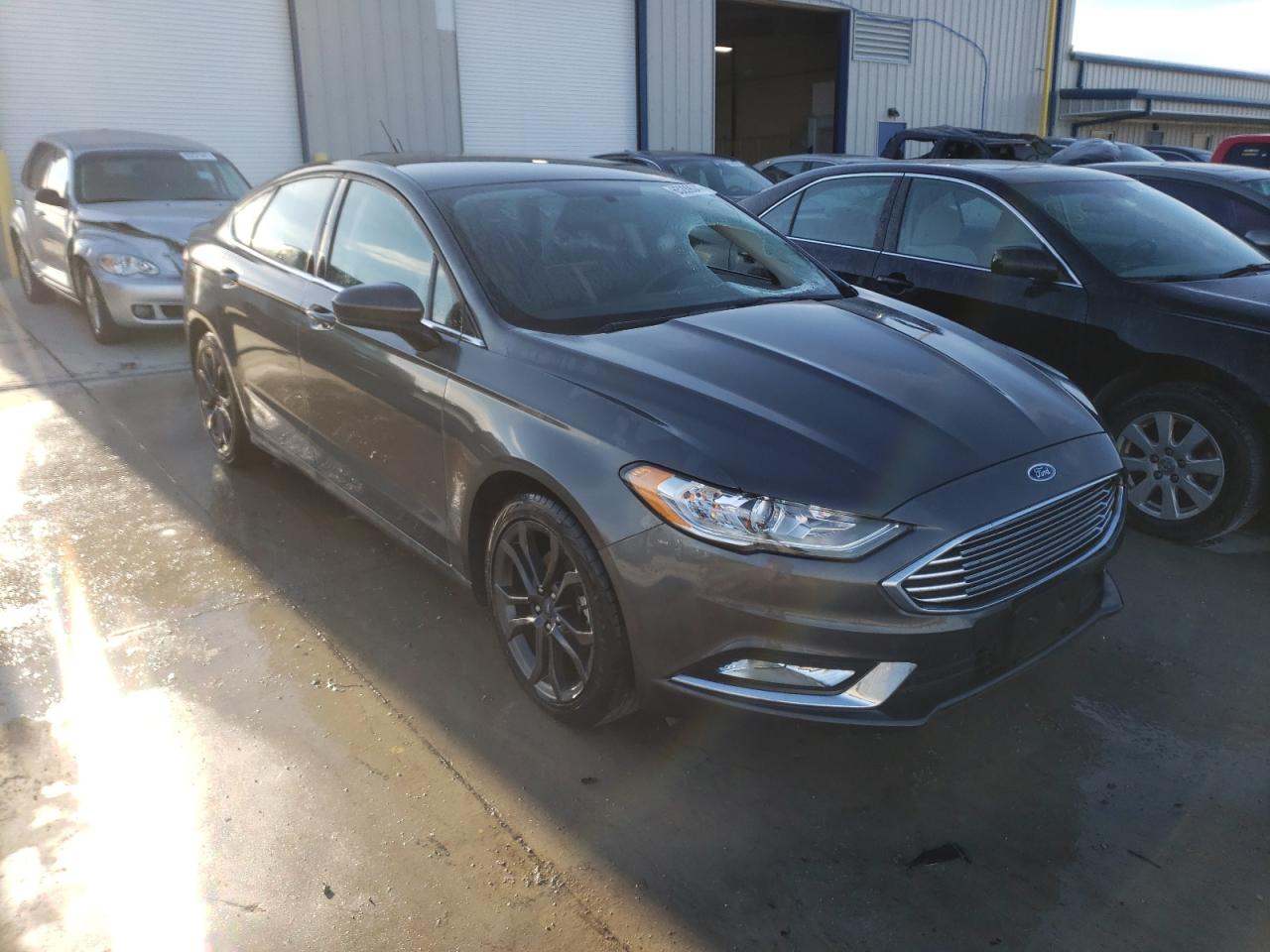 FORD FUSION S 2018 with VIN 3FA6P0G75JR193665 - Photo from auction