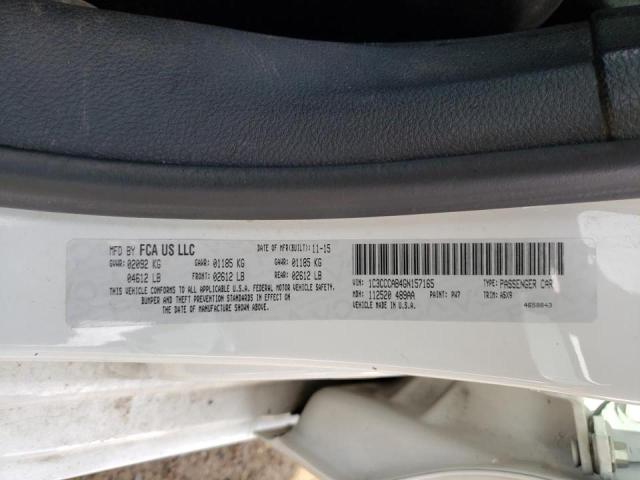 Photo 10 from auction – 2016 CHRYSLER 200 LIMITE with VIN 1C3CCCAB4GN157165