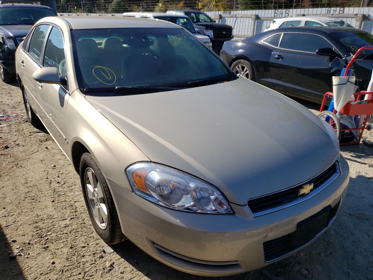 CHEVROLET IMPALA LT 2008 with VIN 2G1WT58N681335531 - Photo from auction