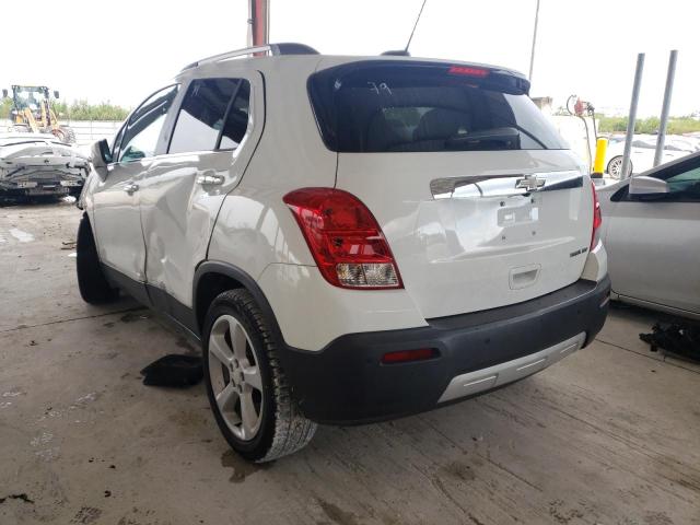 Photo 3 from auction – 2016 CHEVROLET TRAX LTZ with VIN 3GNCJMSB7GL202189