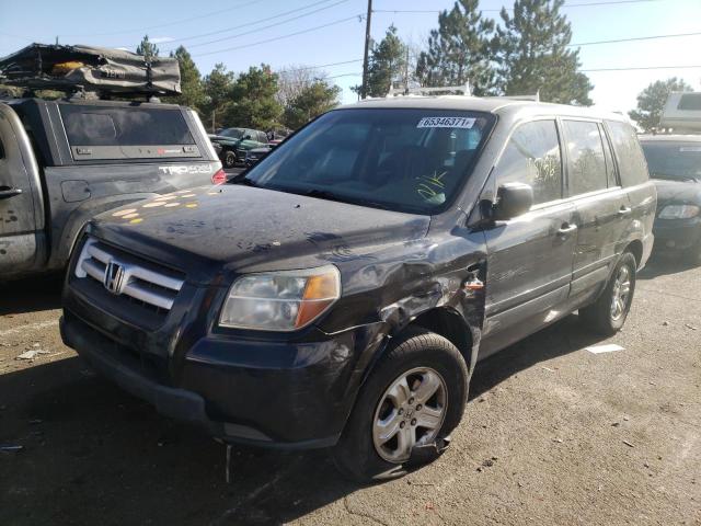 Photo 2 from auction – 2006 HONDA PILOT LX with VIN 5FNYF281X6B030532