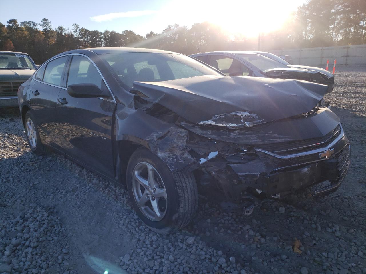 CHEVROLET MALIBU LS 2018 with VIN 1G1ZB5ST3JF217460 - Photo from auction
