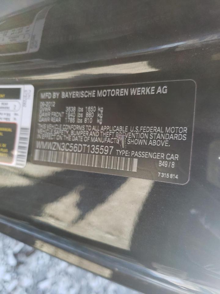 Photo 10 from auction – 2013 MINI COOPER with VIN WMWZN3C56DT135597