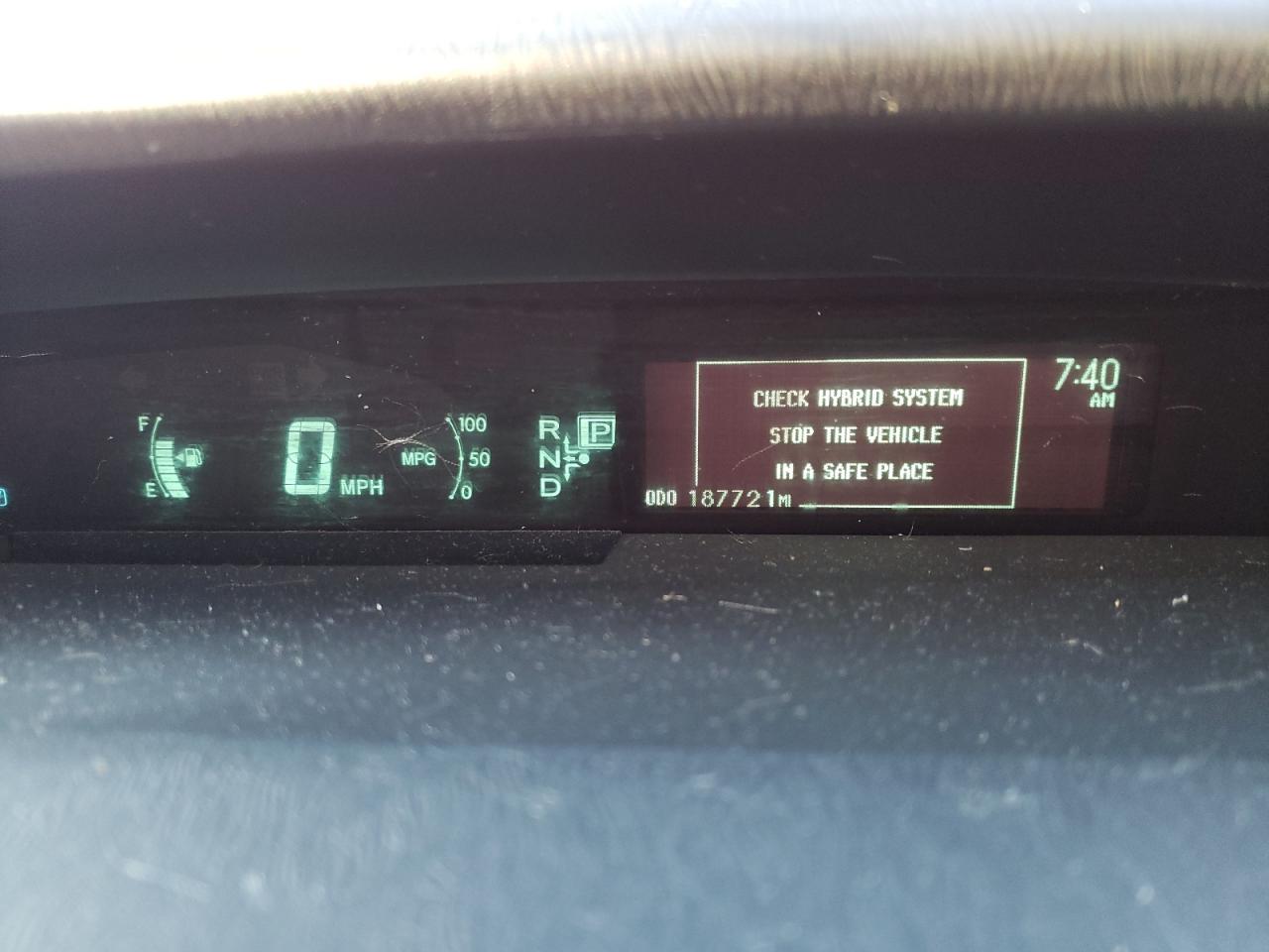 Photo 8 from auction – 2012 TOYOTA PRIUS with VIN JTDKN3DU5C1595385
