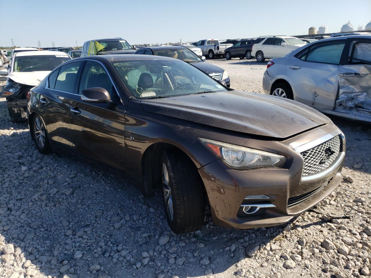 Photo 1 from auction – 2014 INFINITI Q50 BASE with VIN JN1BV7AR2EM686965