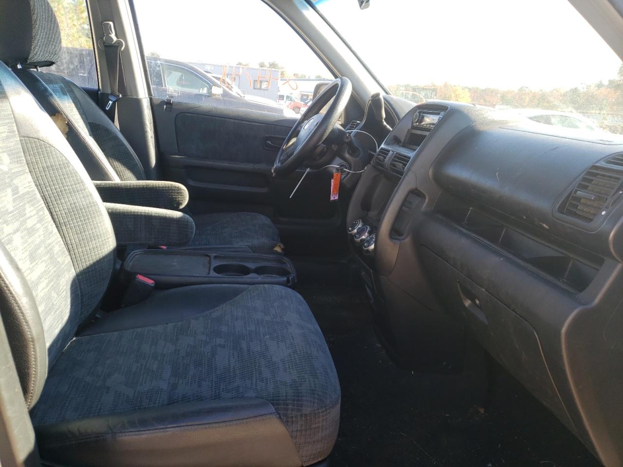 Photo 5 from auction – 2004 HONDA CR-V LX with VIN SHSRD68454U207540