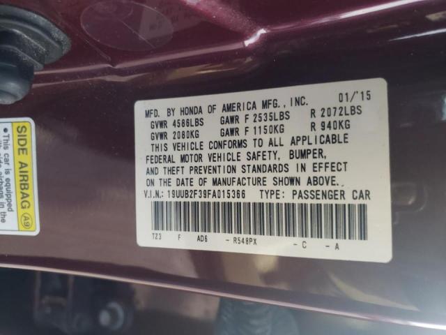 Photo 10 from auction – 2015 ACURA TLX with VIN 19UUB2F39FA015366