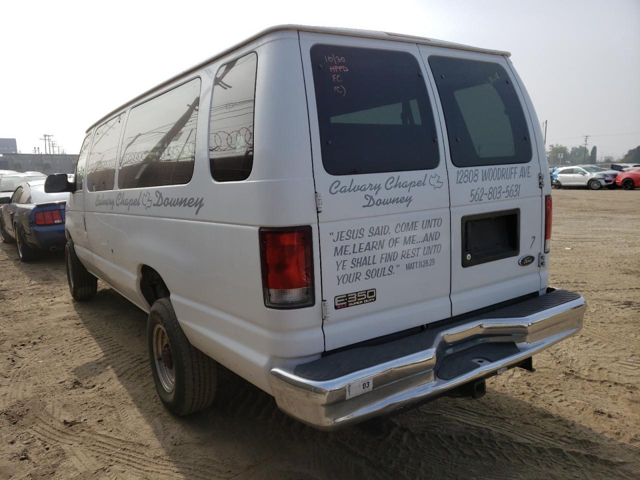 Photo 3 from auction – 1999 FORD ECONOLINE with VIN 1FBSS31S5XHB32112