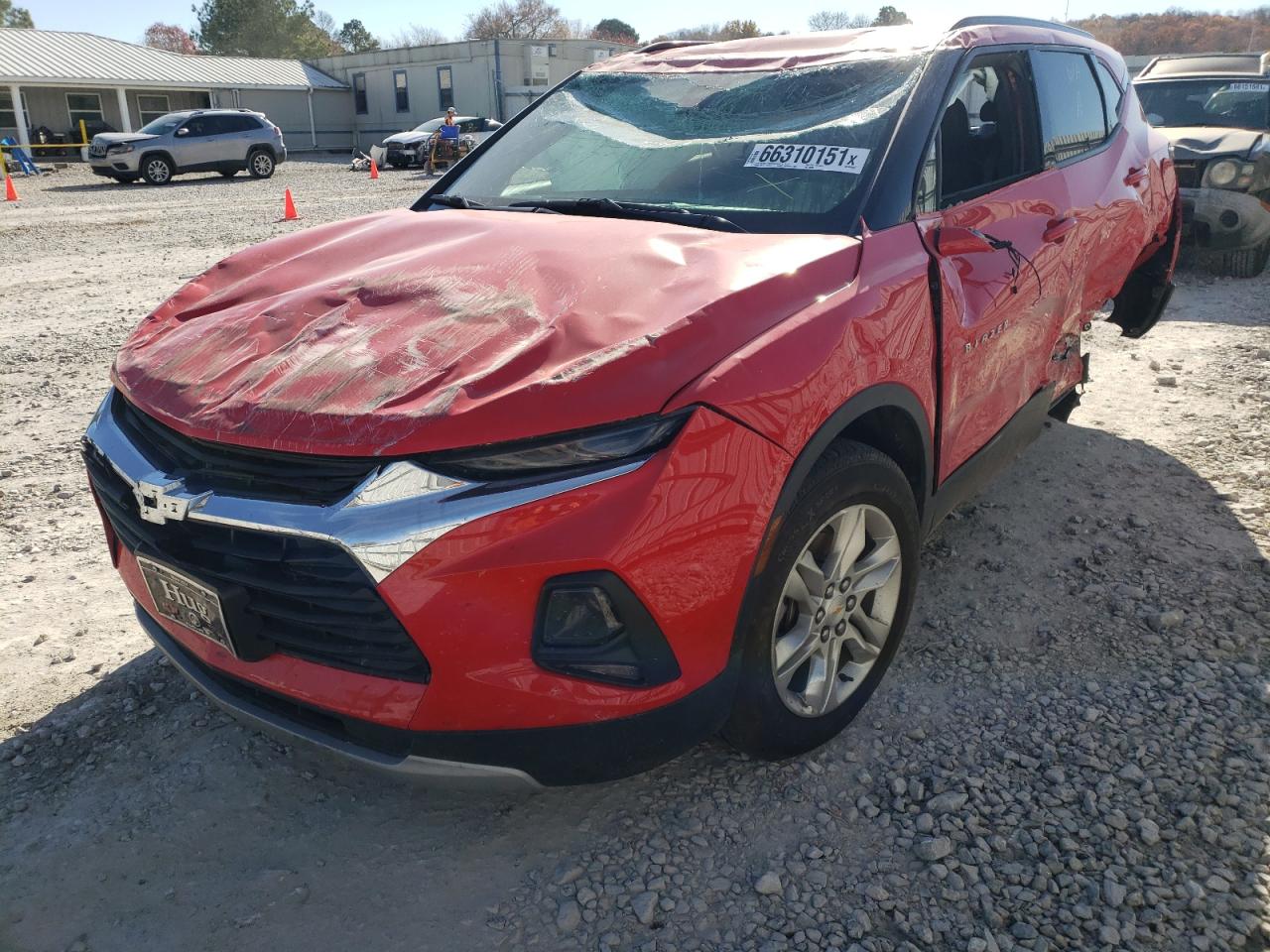 Photo 2 from auction – 2020 CHEVROLET BLAZER 3LT with VIN 3GNKBDRS8LS706880