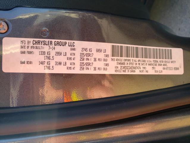 Photo 10 from auction – 2014 DODGE GRAND CARA with VIN 2C4RDGCG4ER407474