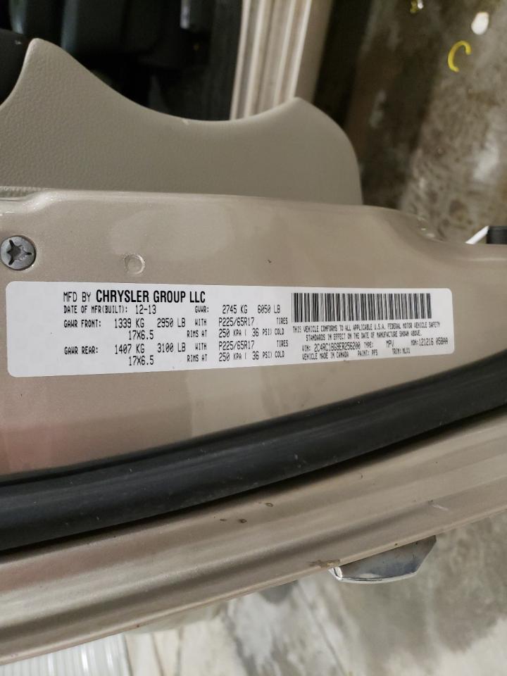 Photo 10 from auction – 2014 CHRYSLER TOWN & COU with VIN 2C4RC1BG9ER256200