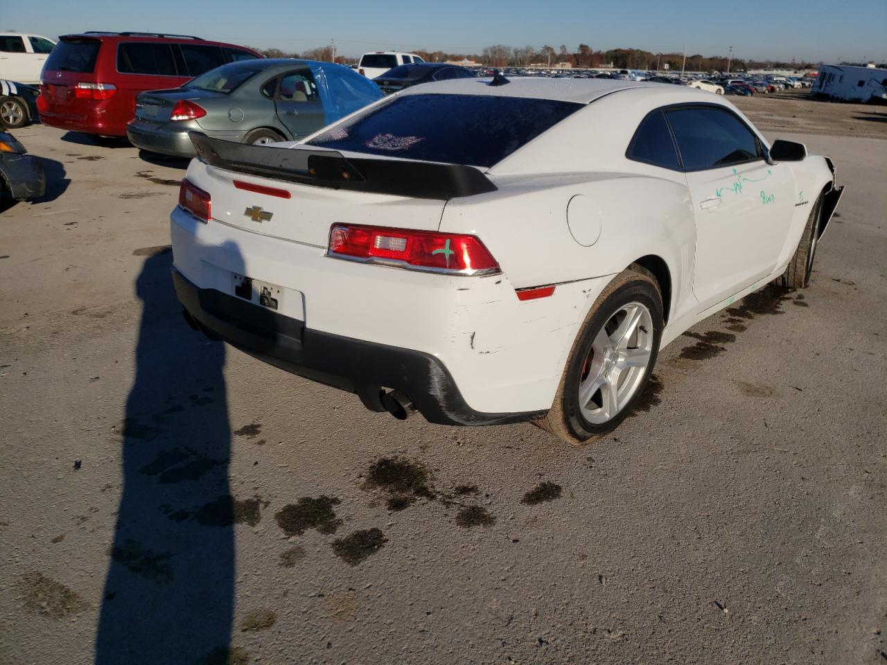 Photo 4 from auction – 2014 CHEVROLET CAMARO LS with VIN 2G1FE1E3XE9203942