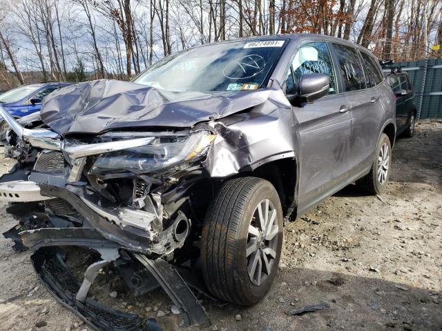 Photo 2 from auction – 2021 HONDA PILOT EXL with VIN 5FNYF6H57MB014151
