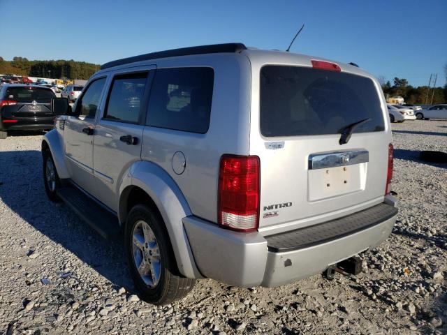 Photo 3 from auction – 2007 DODGE NITRO SLT with VIN 1D8GT58K07W556326