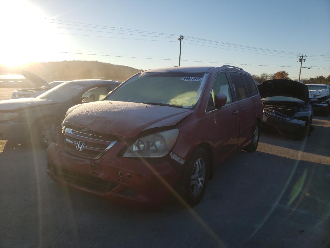 Photo 2 from auction – 2006 HONDA ODYSSEY EX with VIN 5FNRL38436B443227