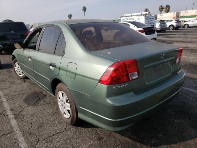 Photo 3 from auction – 2004 HONDA CIVIC DX with VIN 2HGES164X4H638548