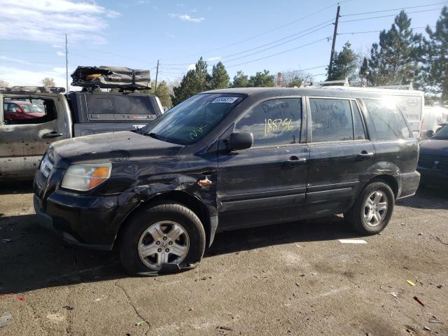 Photo 9 from auction – 2006 HONDA PILOT LX with VIN 5FNYF281X6B030532