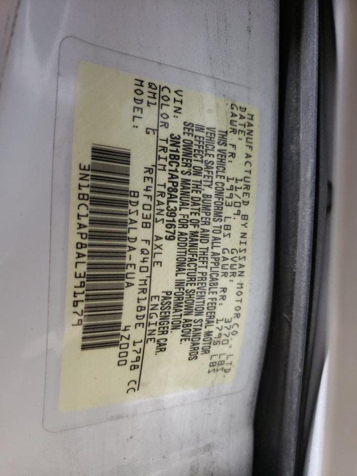 Photo 10 from auction – 2010 NISSAN VERSA S with VIN 3N1BC1AP8AL391679