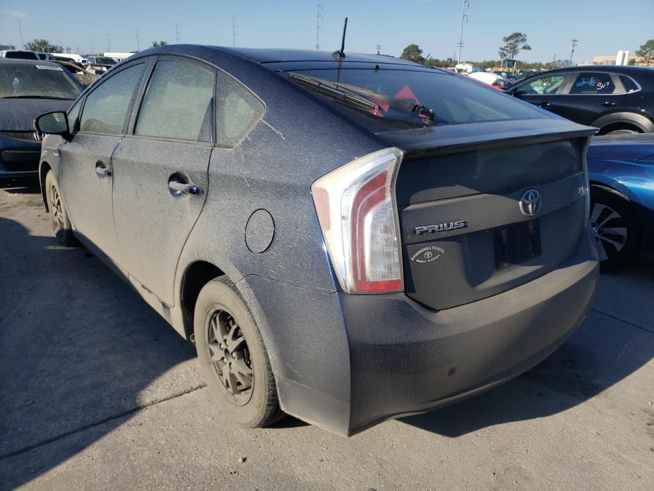 Photo 3 from auction – 2013 TOYOTA PRIUS with VIN JTDKN3DU8D1728187
