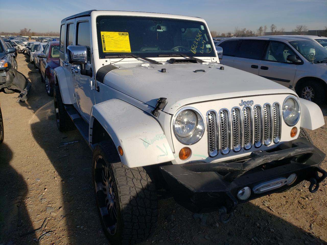 JEEP WRANGLER U 2013 with VIN 1C4HJWEG1DL644328 - Photo from auction
