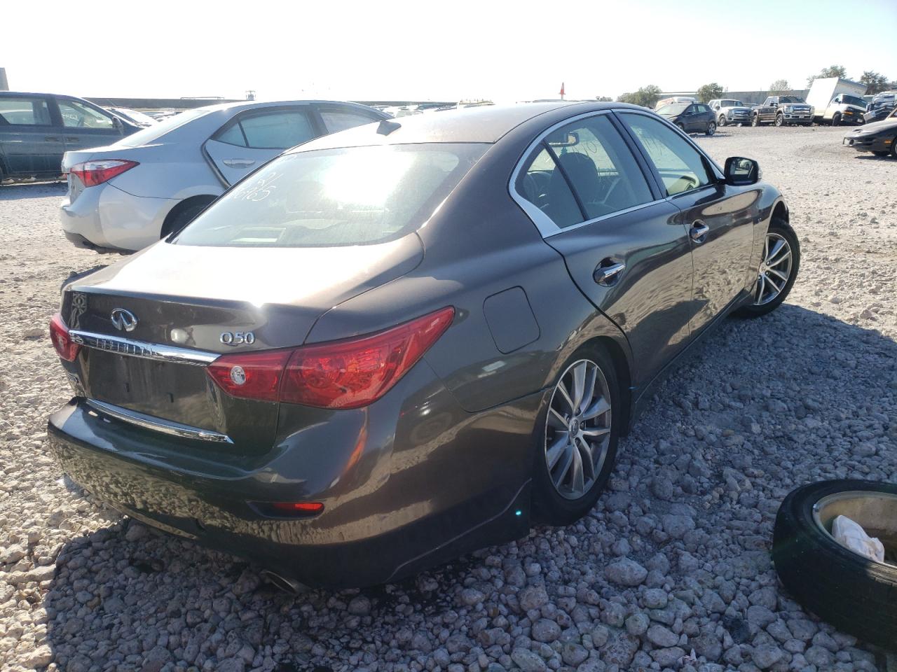 Photo 4 from auction – 2014 INFINITI Q50 BASE with VIN JN1BV7AR2EM686965