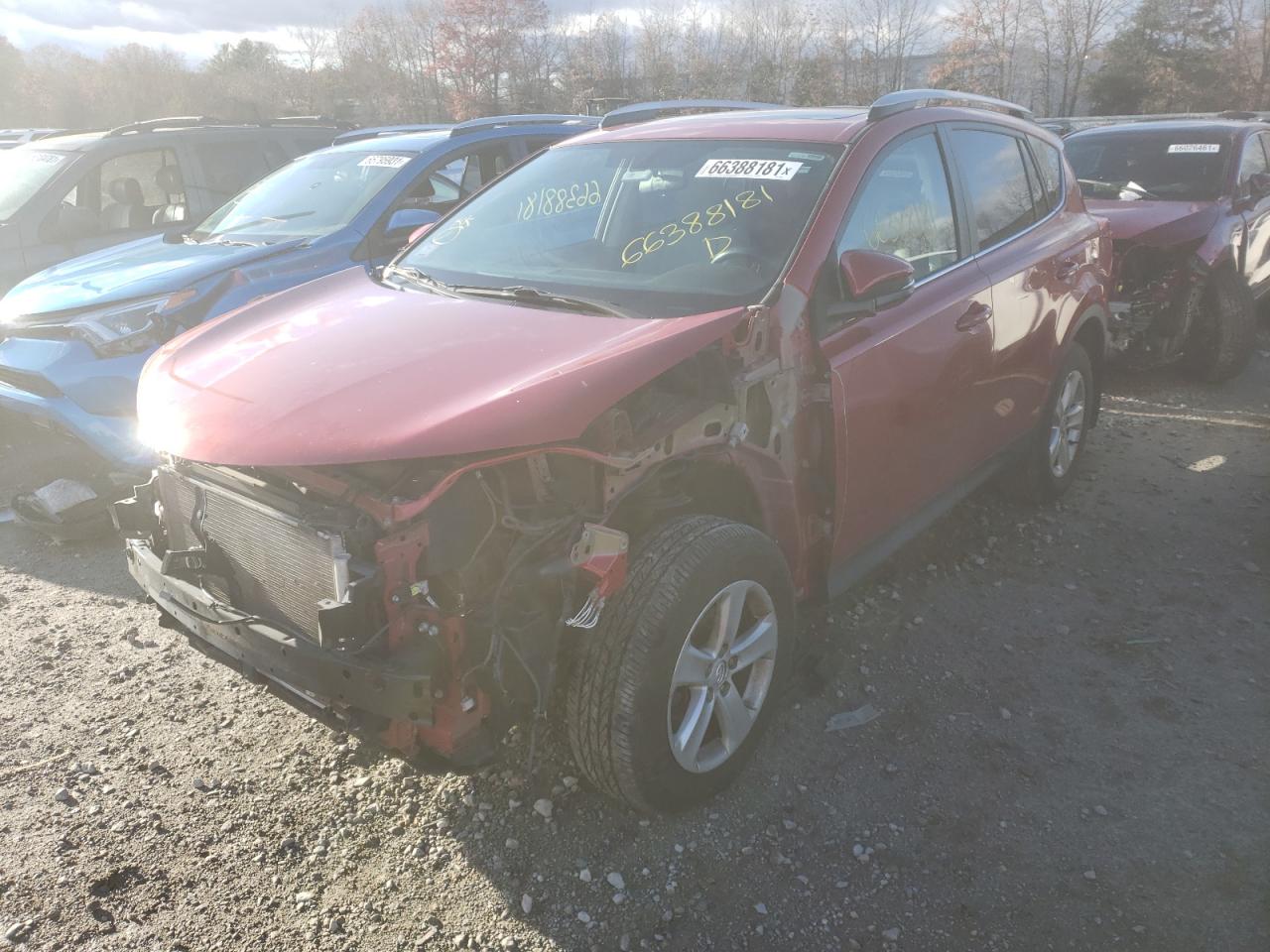 Photo 2 from auction – 2014 TOYOTA RAV4 XLE with VIN 2T3RFREV5EW168699