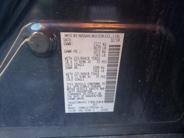 Photo 10 from auction – 2015 NISSAN ROGUE S with VIN 5N1AT2MV4FC786384