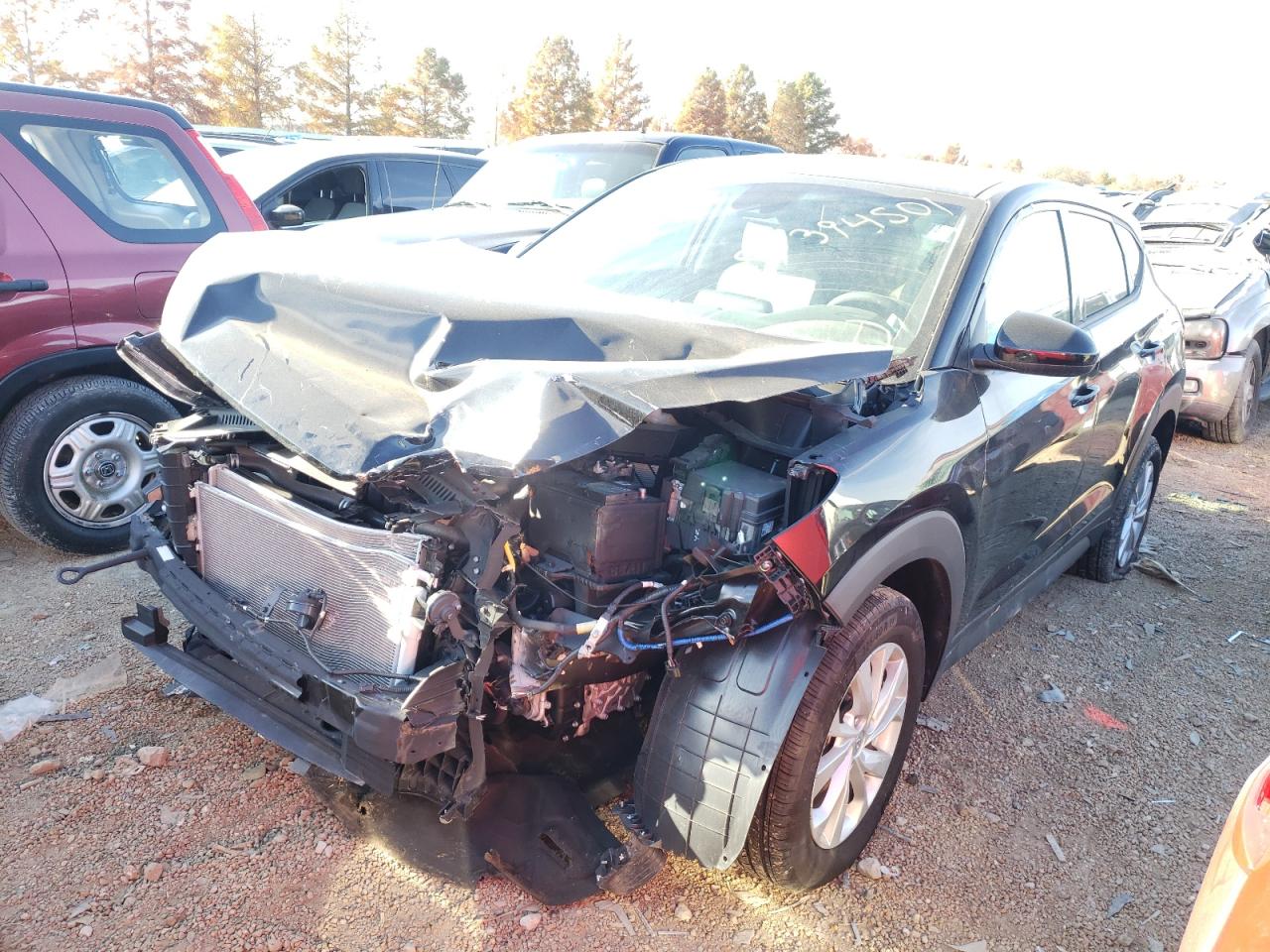 Photo 2 from auction – 2021 HYUNDAI TUCSON SE with VIN KM8J2CA45MU289677
