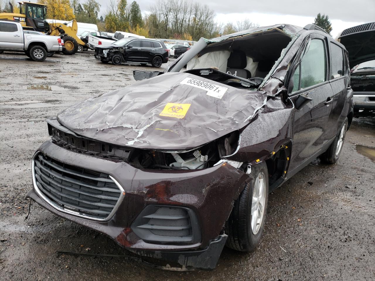 Photo 2 from auction – 2021 CHEVROLET TRAX 1LT with VIN KL7CJPSB5MB331200